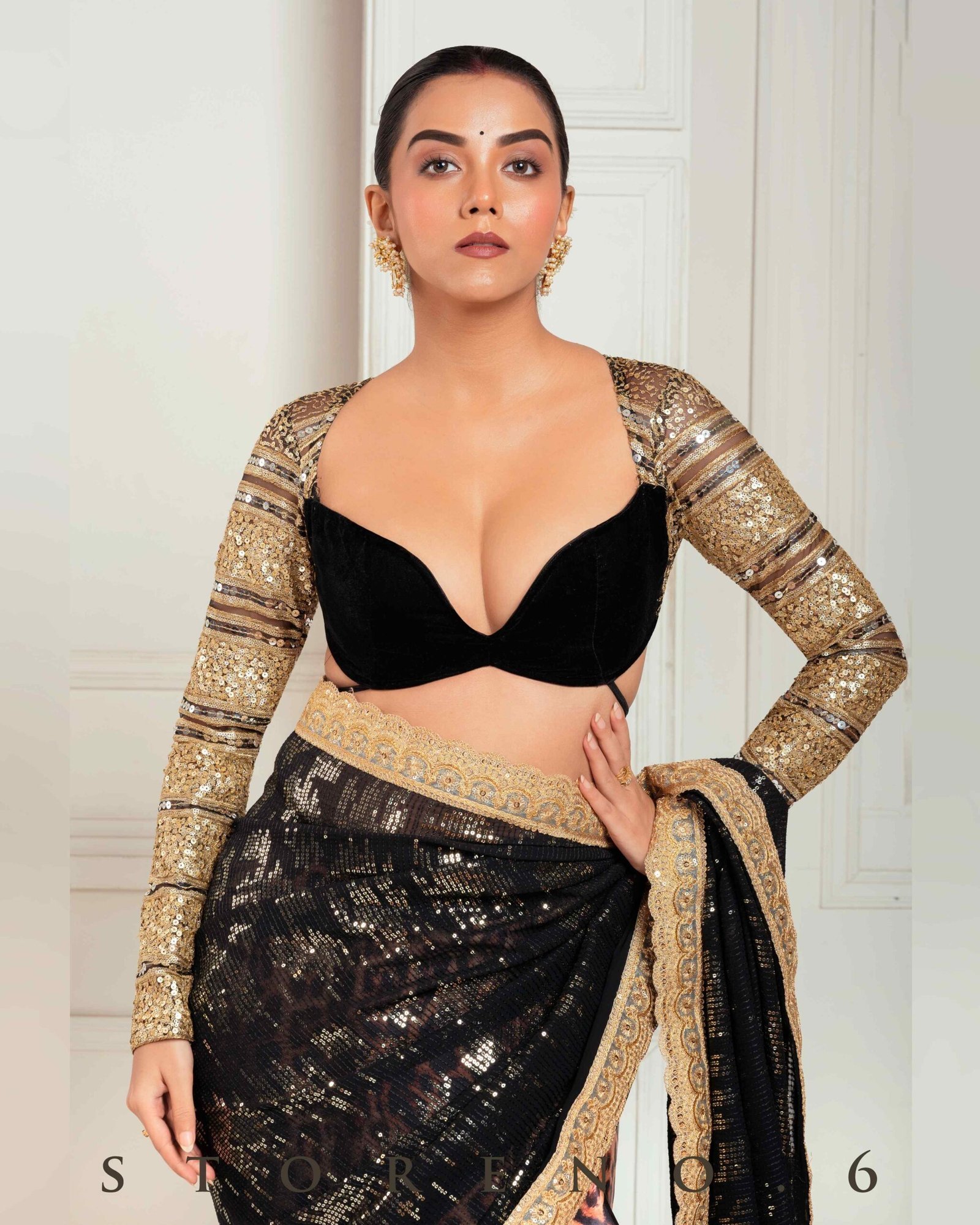 RETRO RADIANCE MELANGE BLOUSE - Image 4