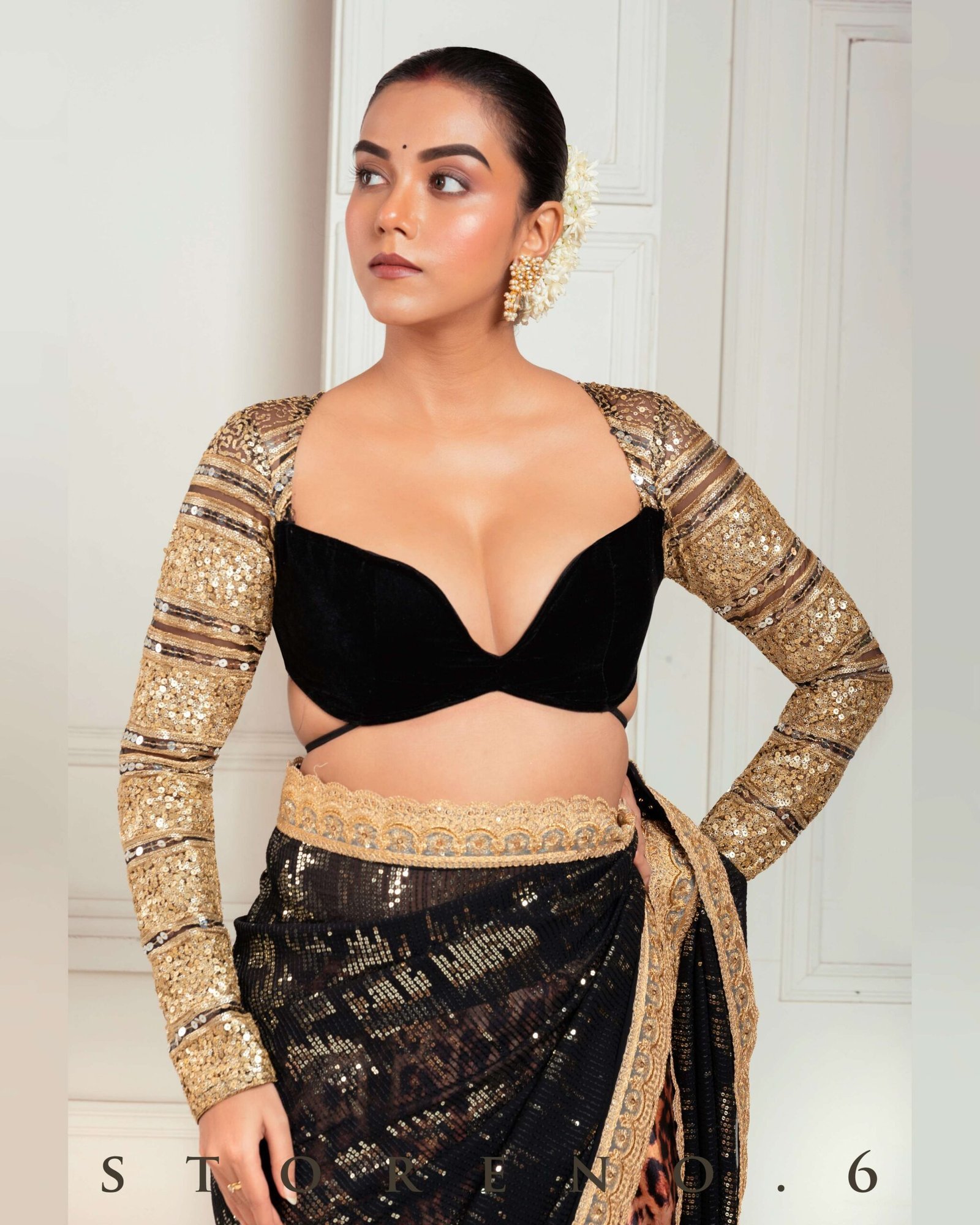 RETRO RADIANCE MELANGE BLOUSE - Image 6
