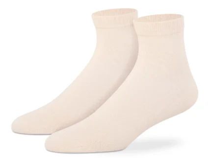 Combed Cotton Basic Ankle Socks - Women