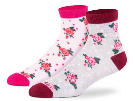 Casual Printed Ankle Socks - Women (Pack of 2)