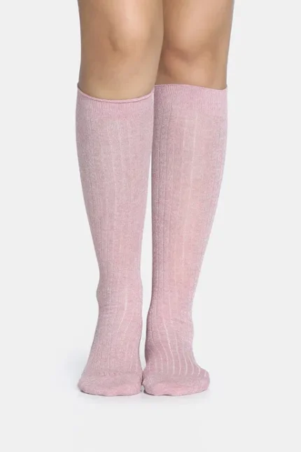 Cotton Elastane Full Length Socks